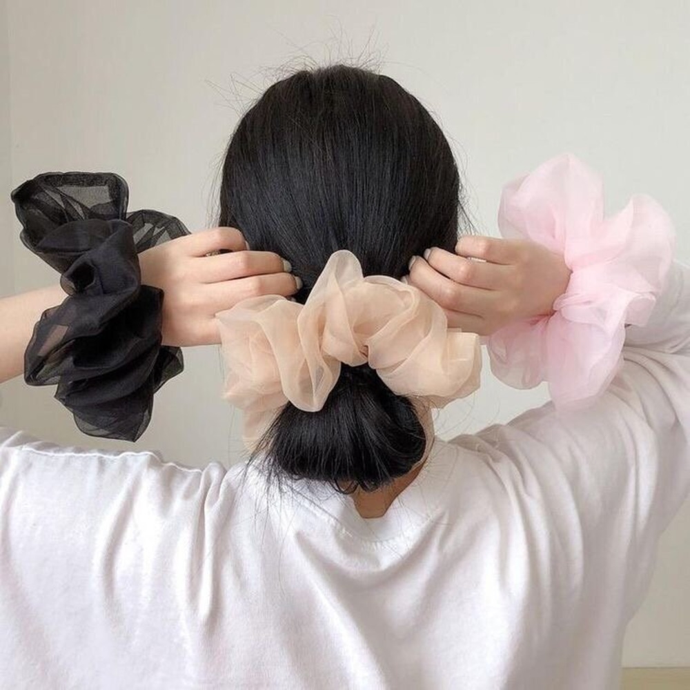 ORGANZA Chiffon hair scrunchies